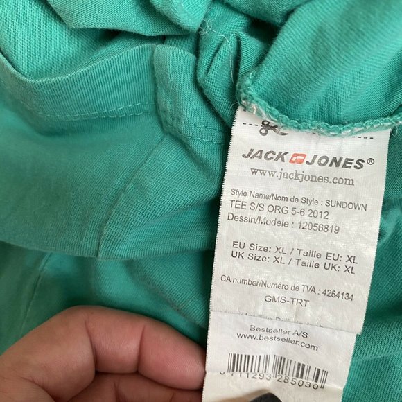 Jack & Jones Scoop-Neck Graphic T-shirt Mens XL - Picture 5 of 5